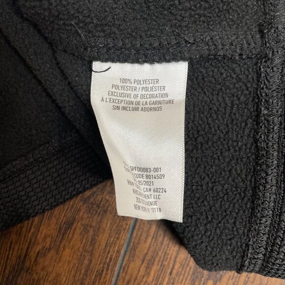 Spyder Sweater Small Ourbound 1/4-Zip Pullover Black Long Sleeve Men's - Picture 12 of 12